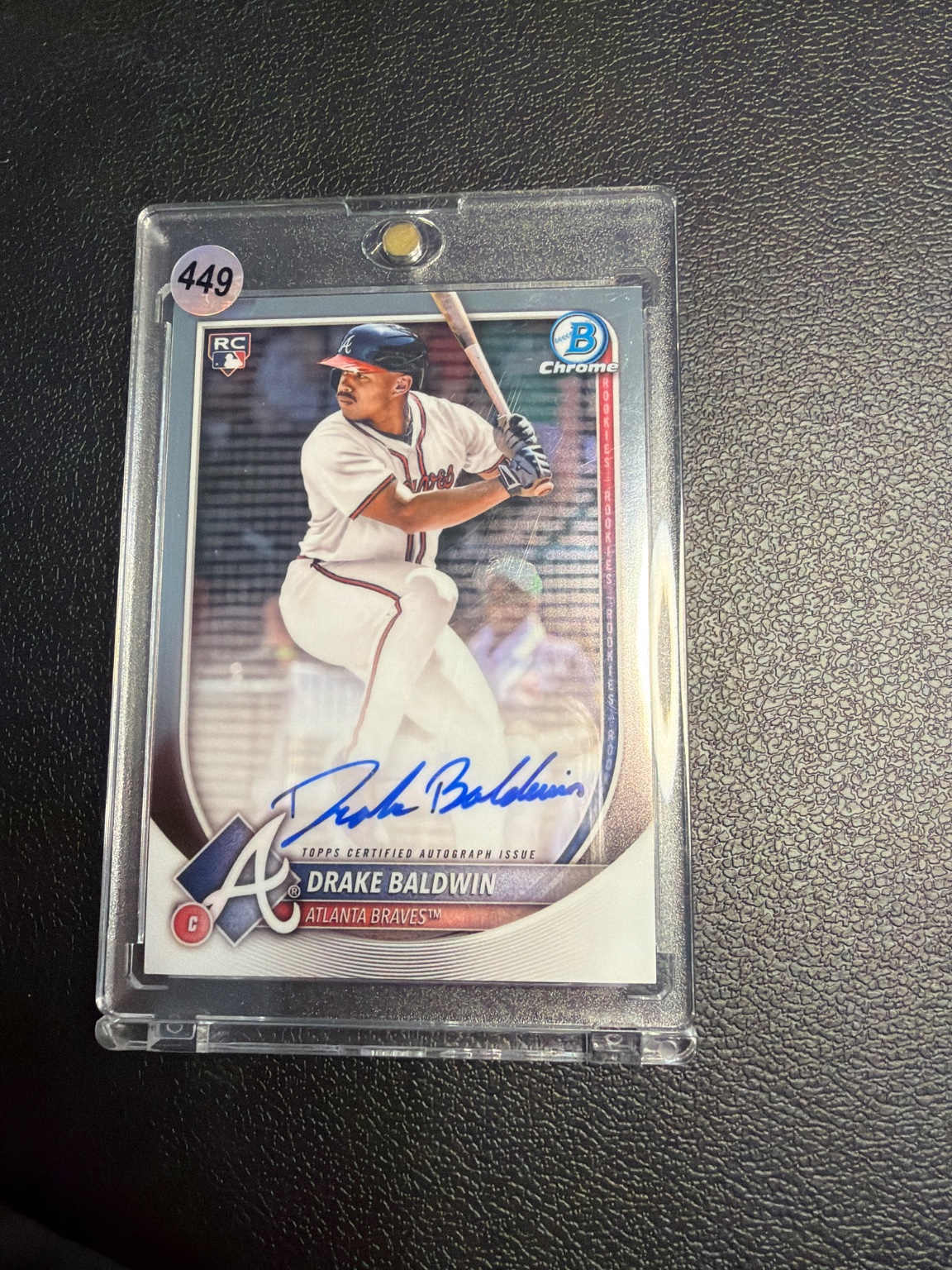 Drake Baldwin 2022 Topps 2022 Bowman Chrome Base - Trading Card Image
