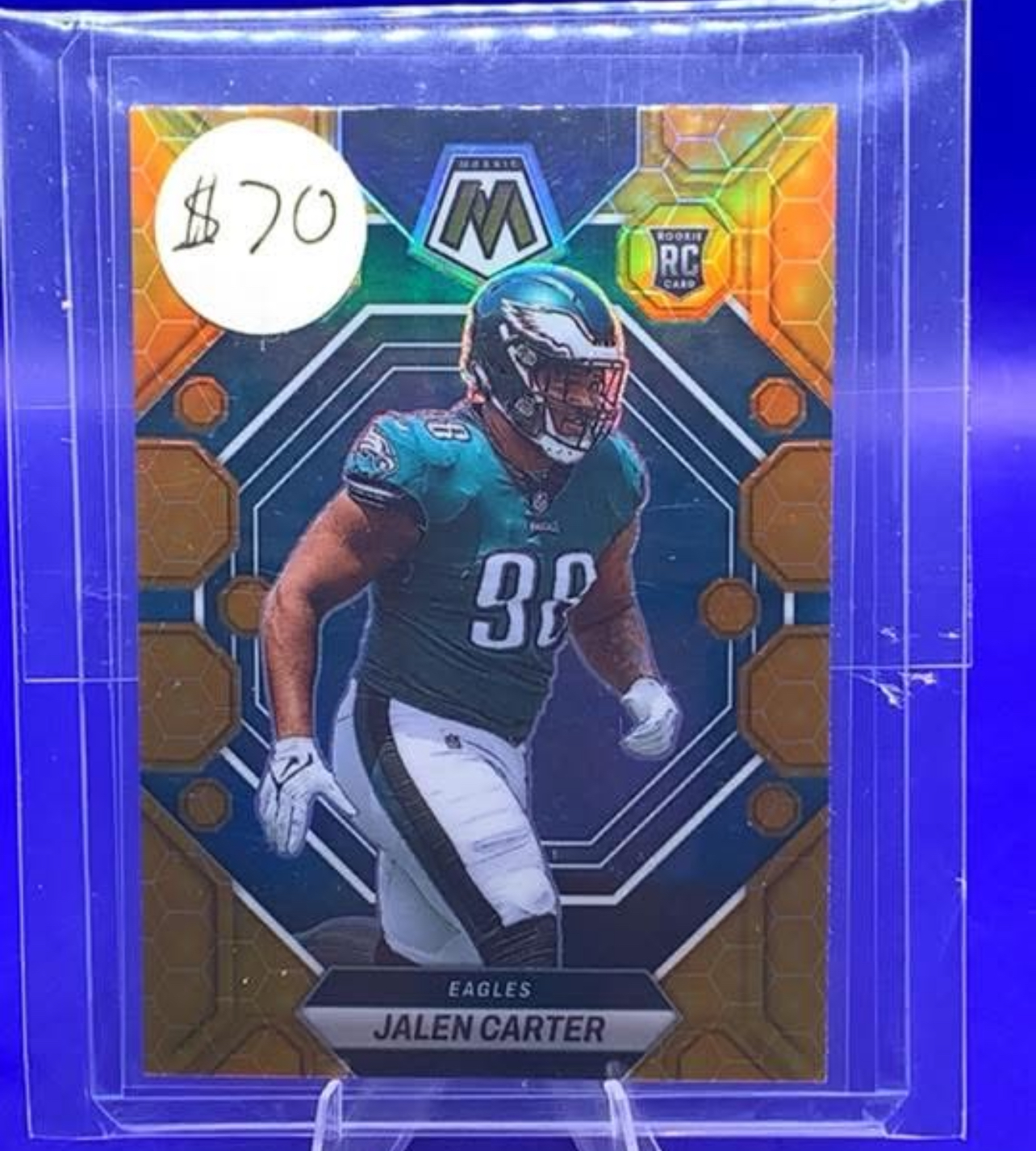 Jalen Carter 2023 Panini Mosaic Rookie Card Base Rookie Card - Trading Card Image