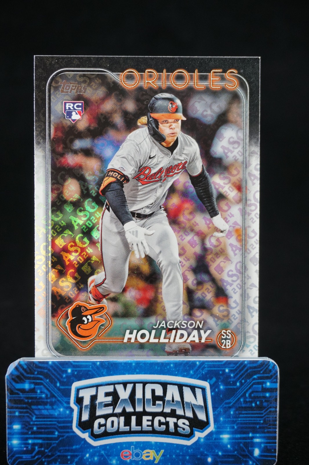 Jackson Holliday 2024 Topps All-Star Game Rookie RC Parallel All-Star Game Parallel - Trading Card Image