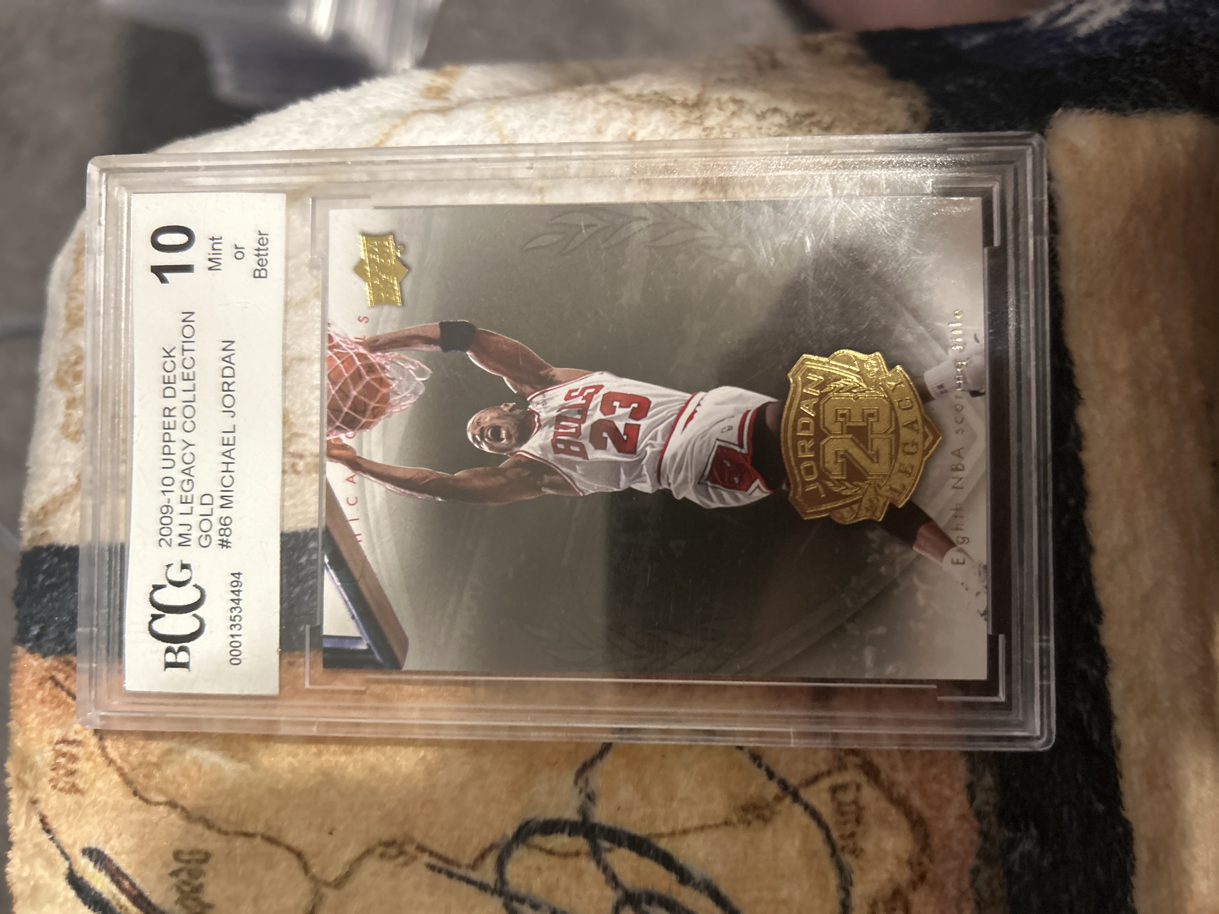 Michael Jordan 2009-10 Upper Deck MJ Legacy Collection Gold