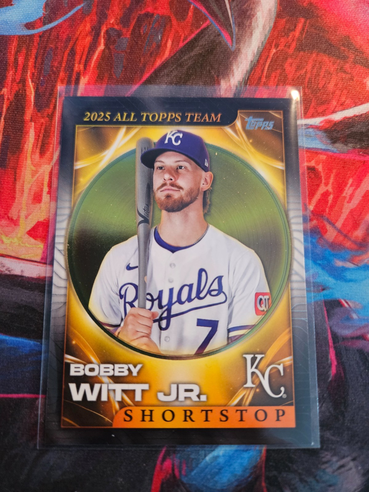 Bobby Witt Jr. 2025 All Topps Team Insert Base Insert - Trading Card Image