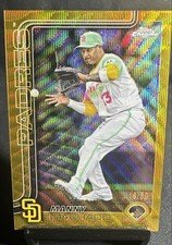 Manny Machado 2023 Topps Chrome Gold Wave Refractor Gold Wave Refractor - Trading Card Image