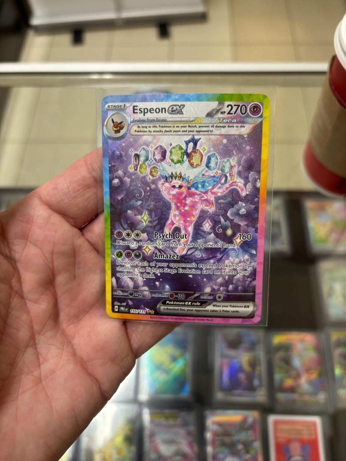 Espeon ex Special Illustration Rare - Trading Card Image