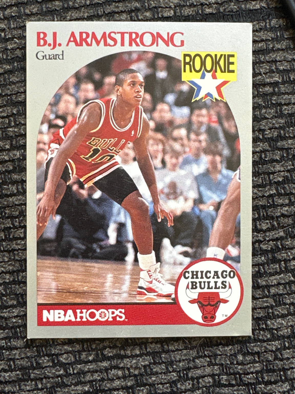 B.J. Armstrong Rookie Card Base - Trading Card Image