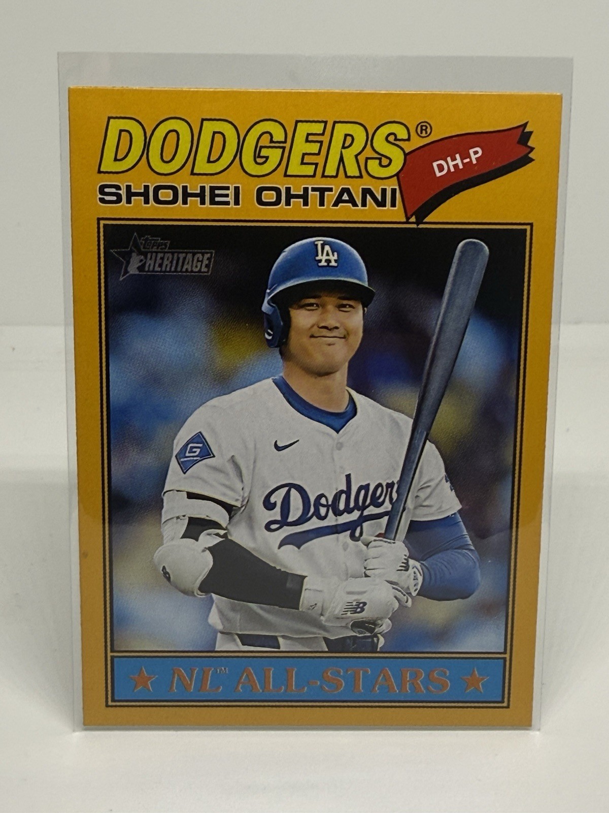 Shohei Ohtani - Dodgers DH-P - NL All-Stars Purple Refractor - Trading Card Image