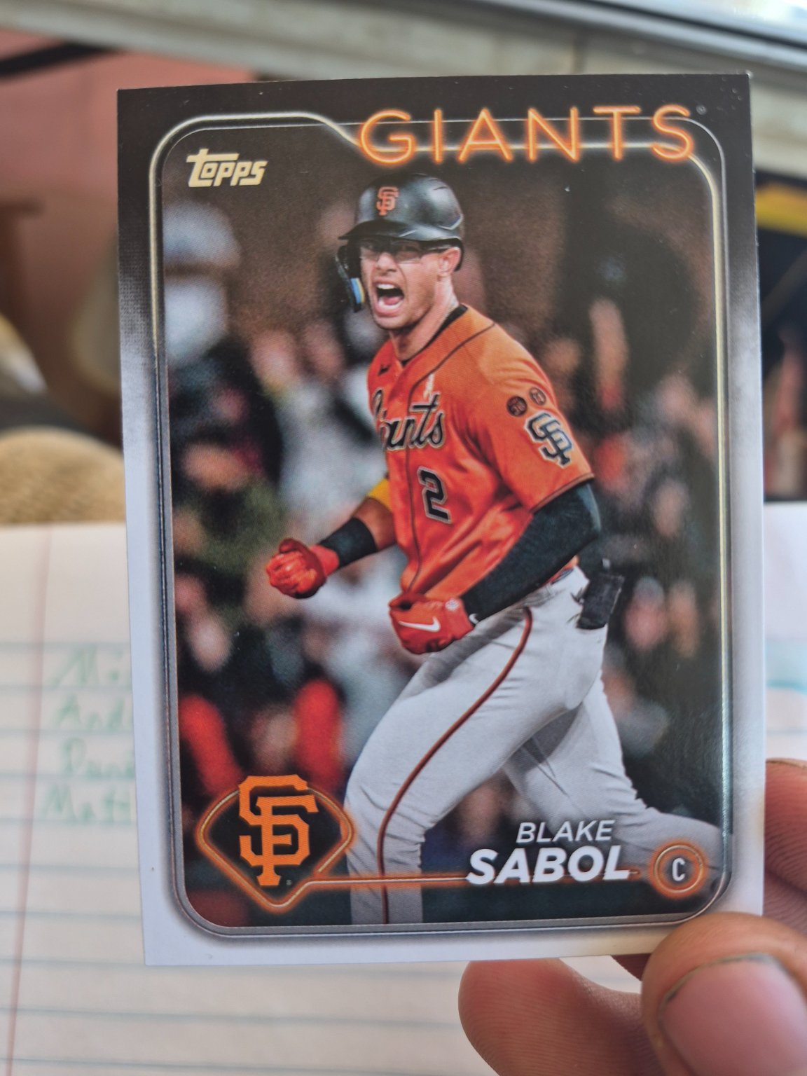 Blake Sabol - Topps Series Two Base - Trading Card Image