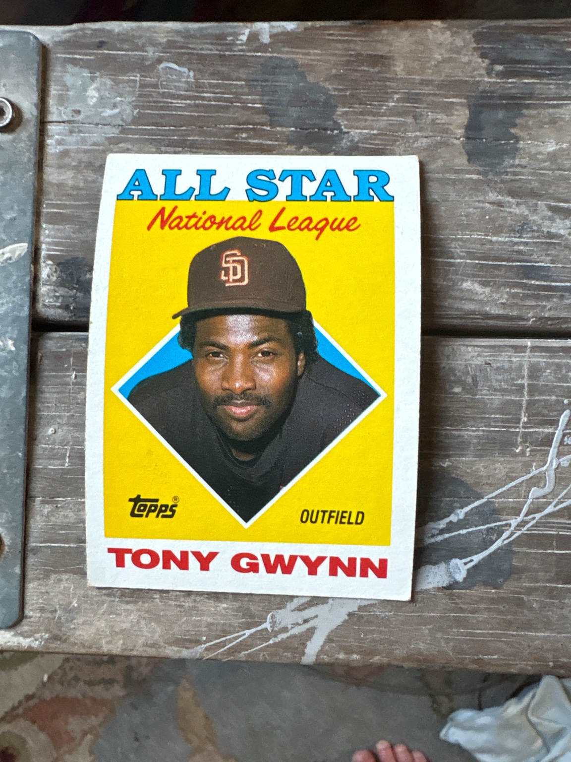 Tony Gwynn 1985 Topps All-Star Glossy Send-In All-Star Glossy Send-In - Trading Card Image