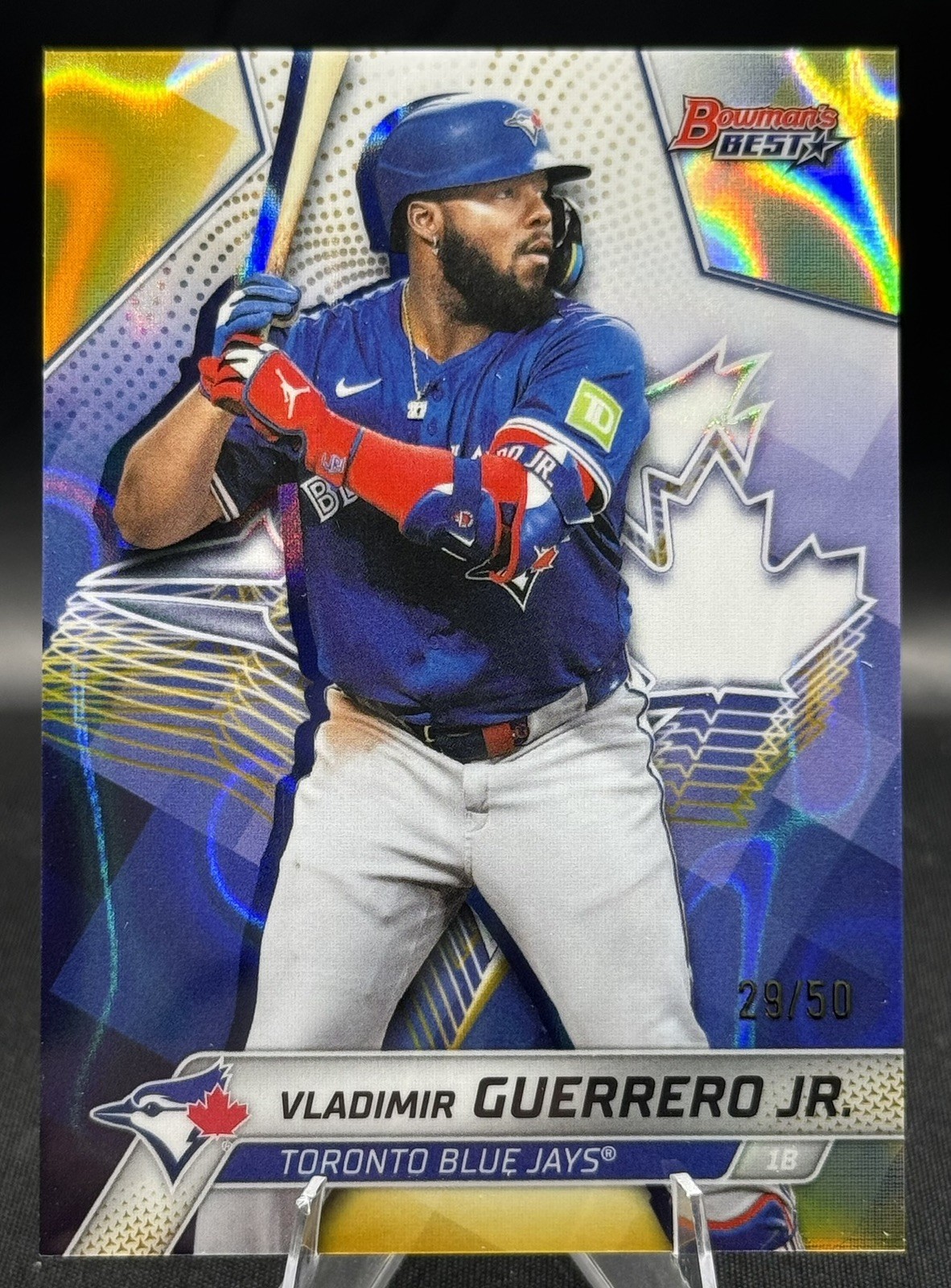 Vladimir Guerrero Jr. Bowman's Best Refractor /50 Refractor /50 - Trading Card Image