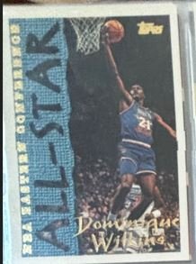 Dominique Wilkins 1991 Topps All-Star #113 Base - Trading Card Image