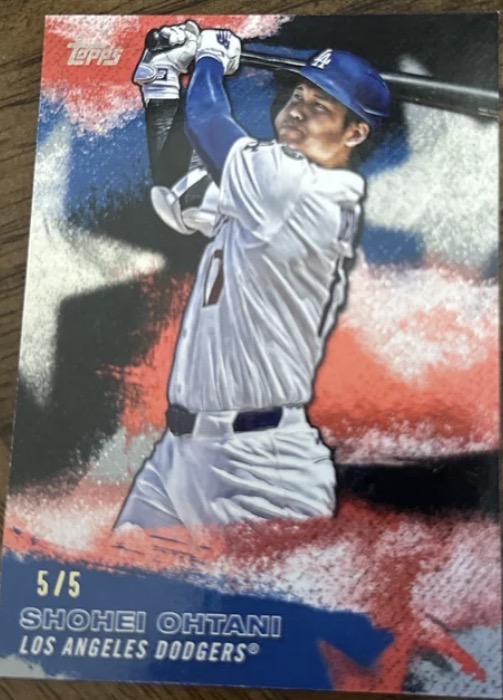 Shohei Ohtani 2024 Topps 5/5 Parallel