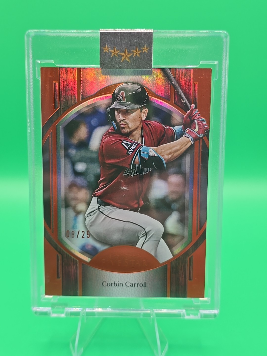 Corbin Carroll 2024 Panini Five Star Orange Shimmer /25 Orange Shimmer - Trading Card Image