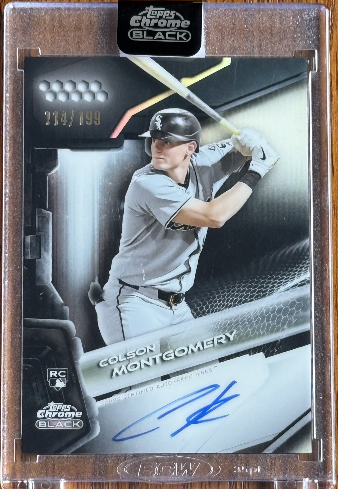 Colson Montgomery Rookie Card Autograph /199 - Trading Card Image