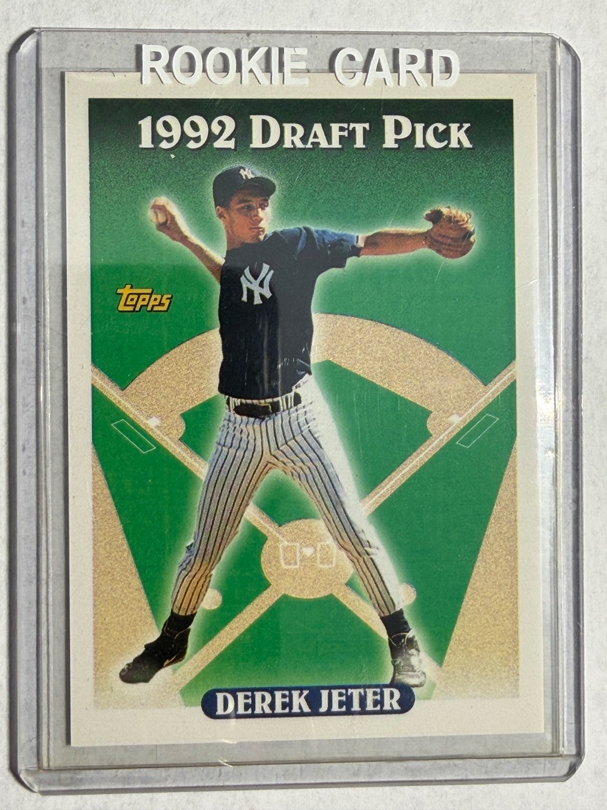 Derek Jeter 1992 Topps Draft Pick Rookie Card Base - Trading Card Image