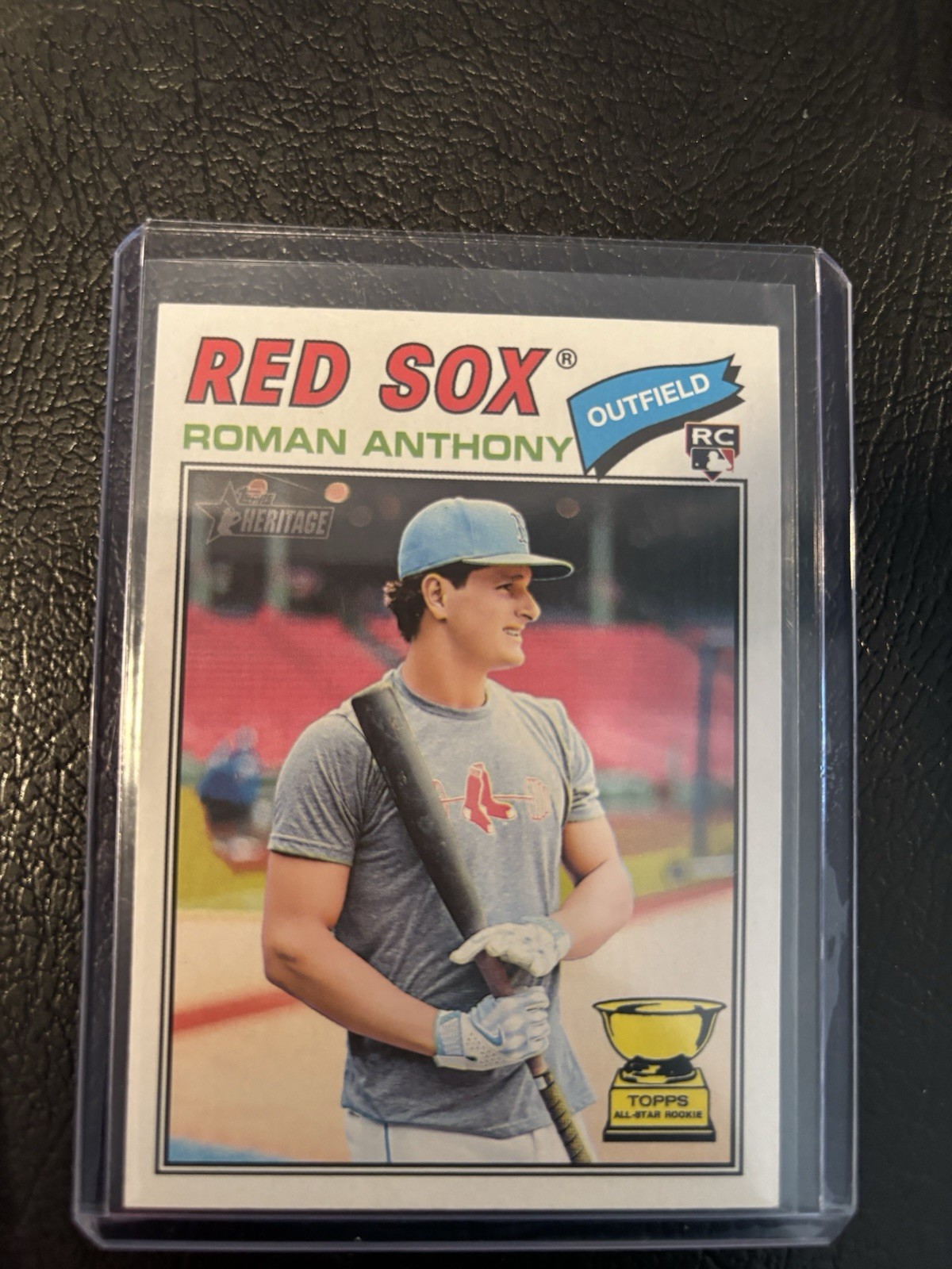 Roman Anthony - Boston Red Sox Outfielder Base - Trading Card Image