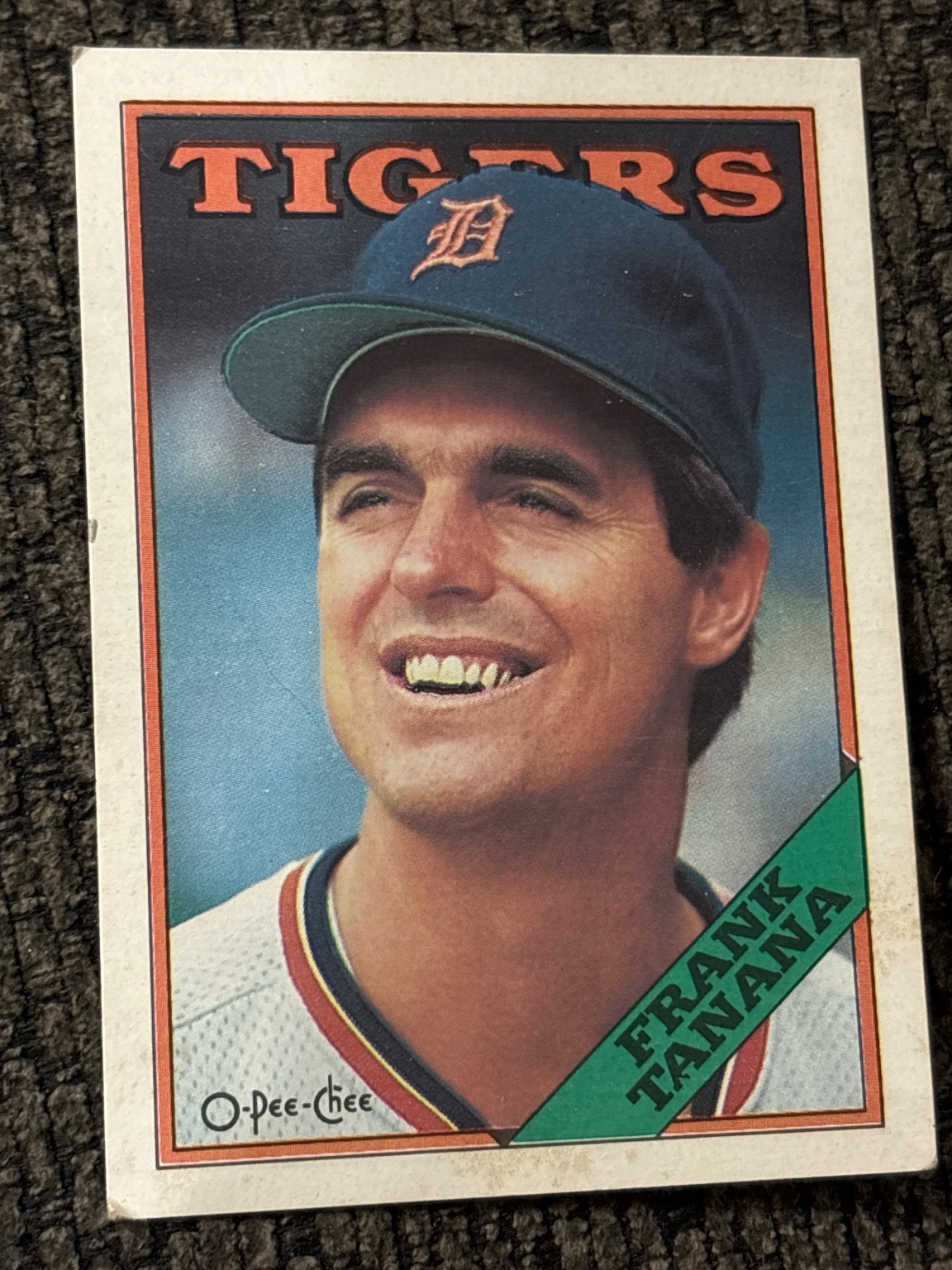 Frank Tanana Base - Trading Card Image