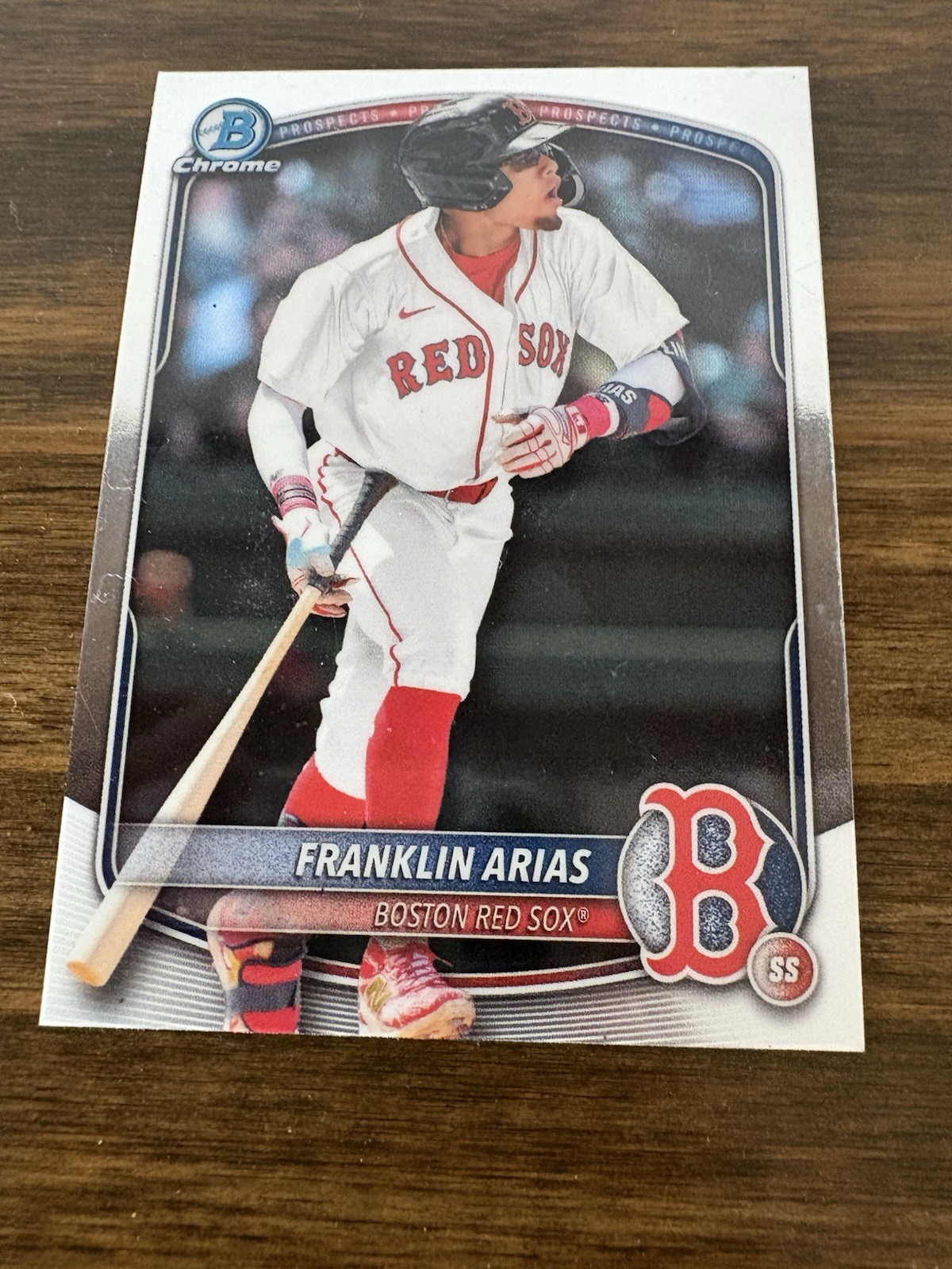 Franklin Arias - Topps Chrome Prospects Base - Trading Card Image