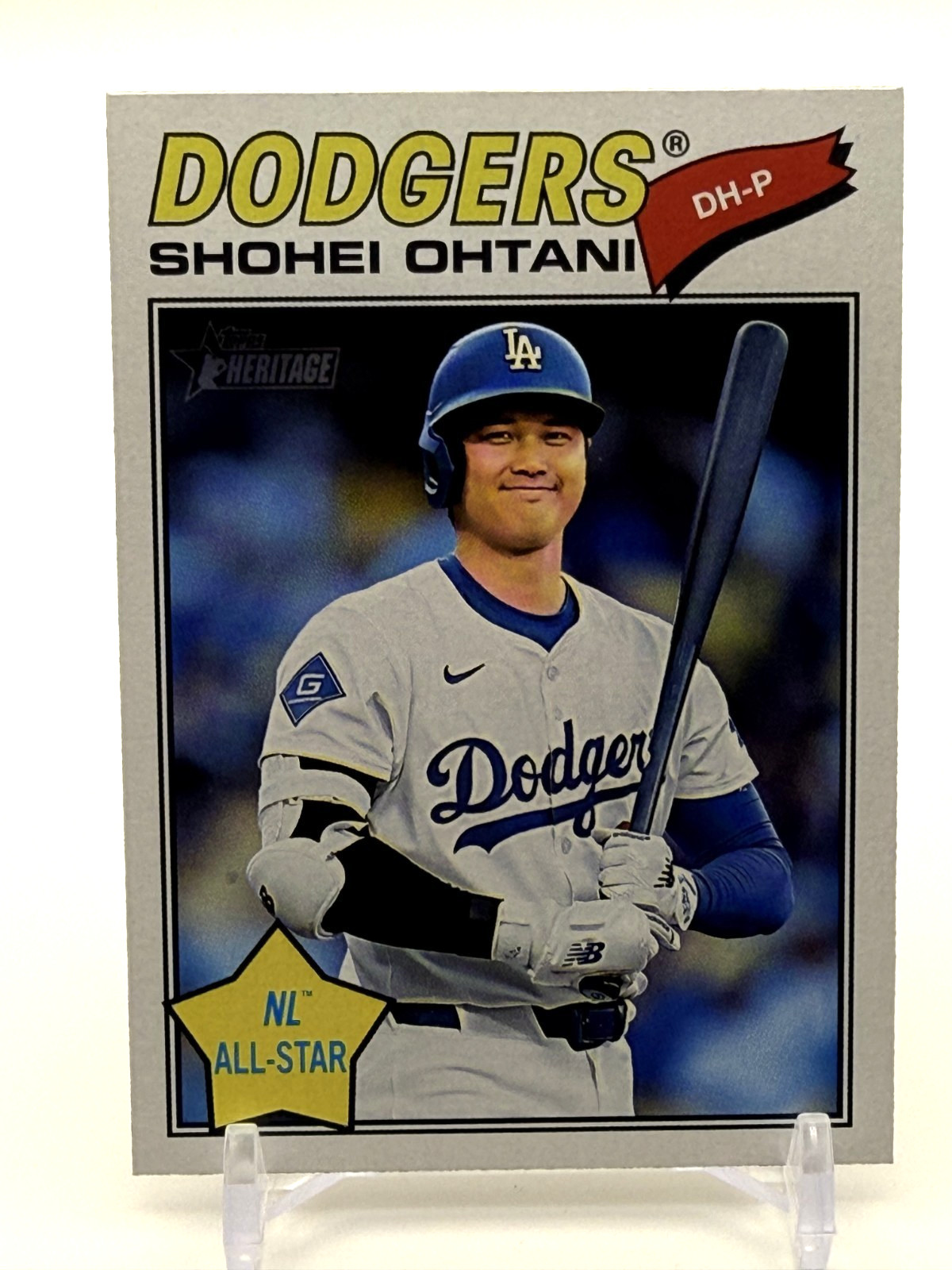 Shohei Ohtani - Topps Heritage NL All-Star Base - Trading Card Image
