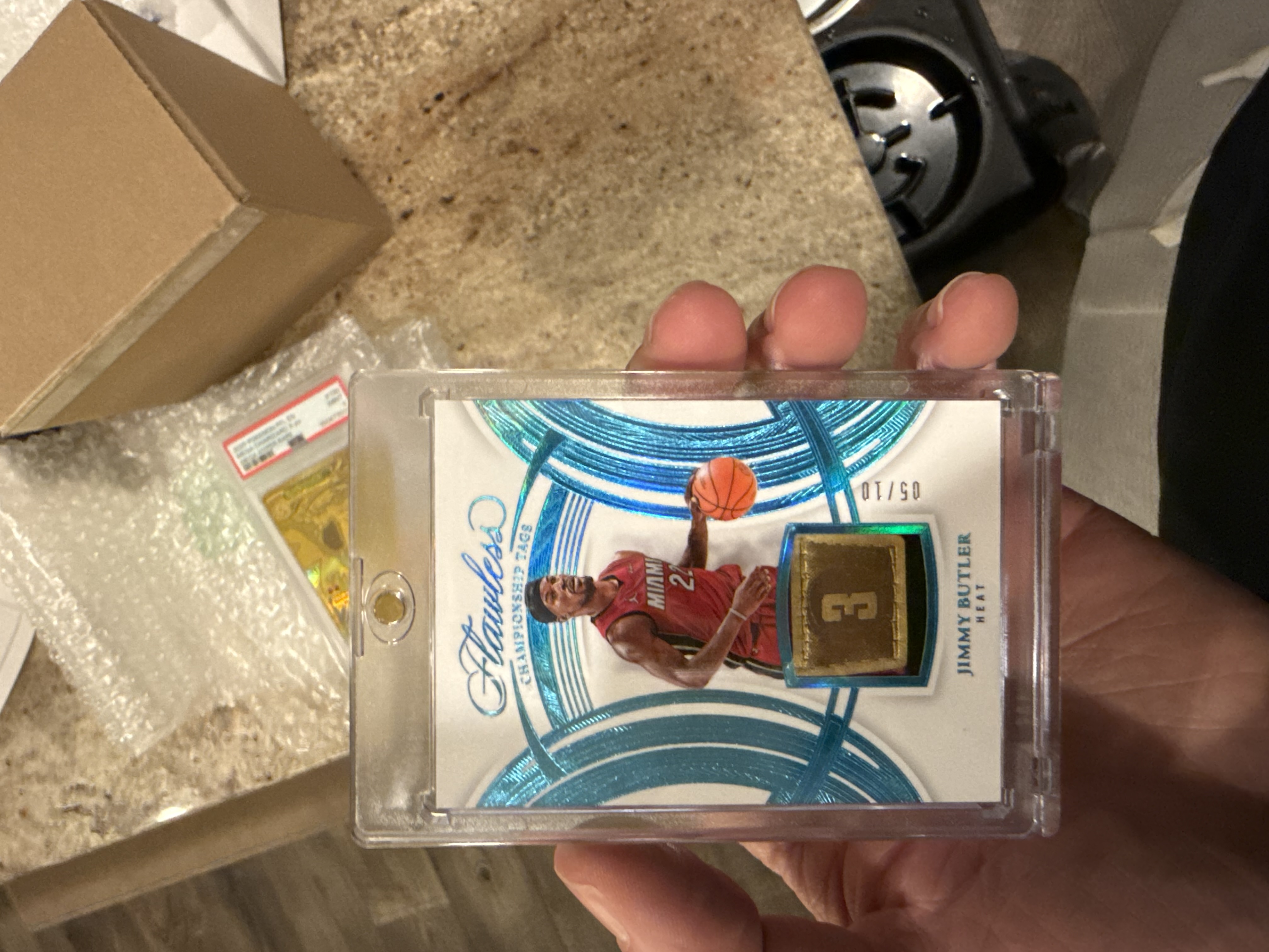 Jimmy Butler Flawless Championship Tags Patch Championship Tags Patch - Trading Card Image