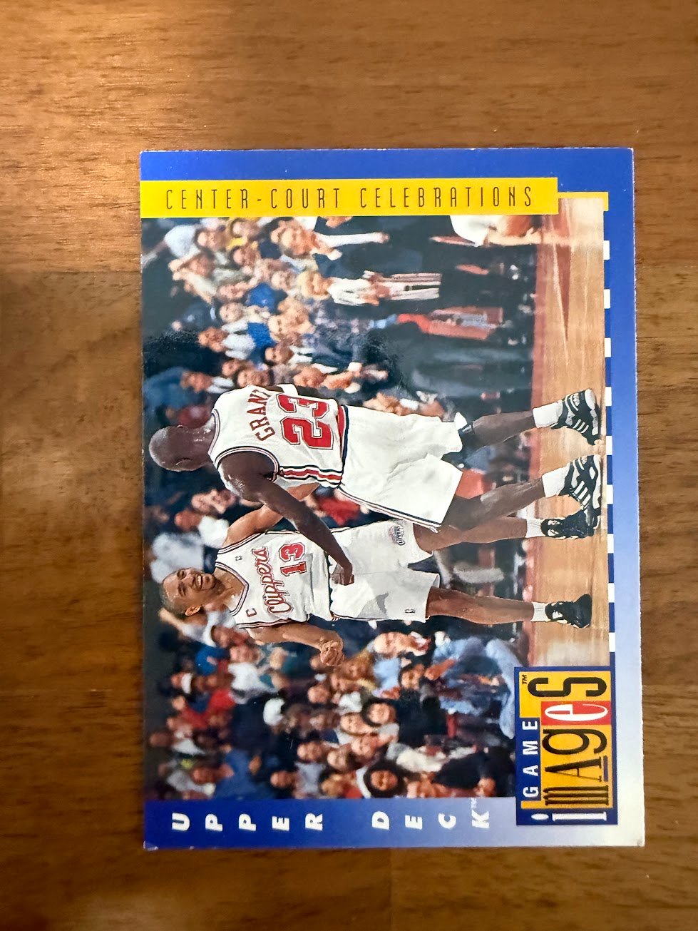 Horace Grant / Michael Jordan - Center-Court Celebrations