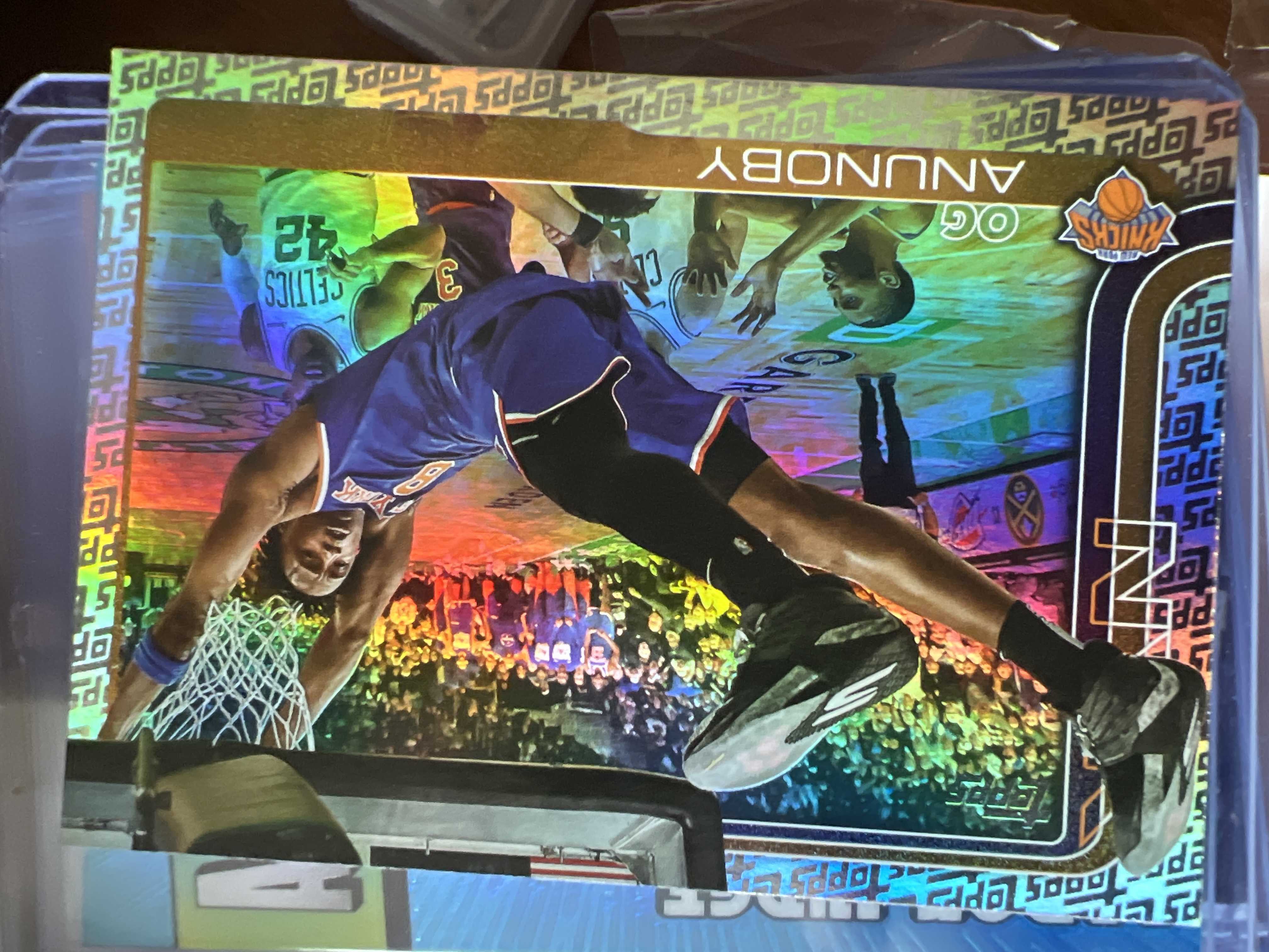 OG Anunoby Shinkard Rainbow Foil Near Mint - Trading Card Image