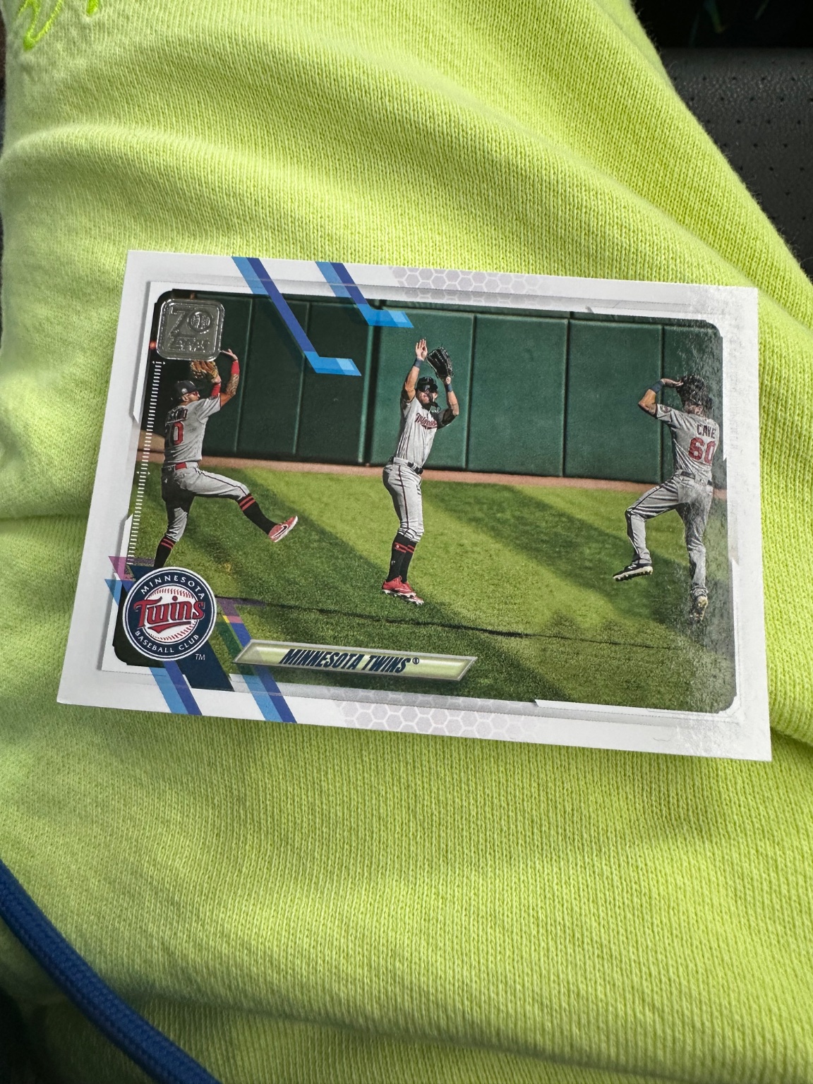 Minnesota Twins Team Card Base - Trading Card Image