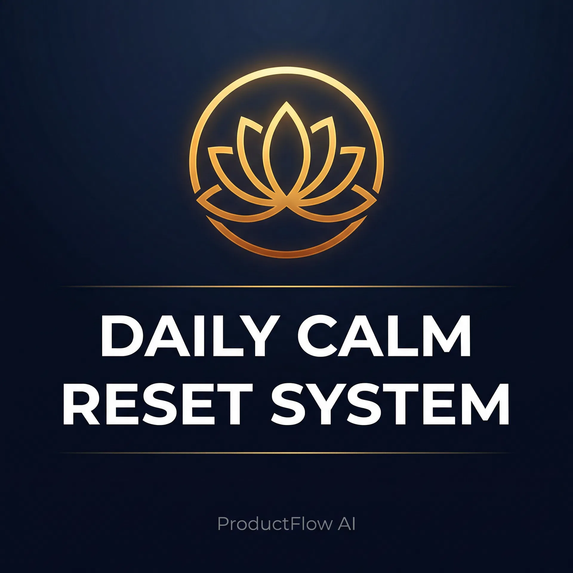 Daily Calm Reset System