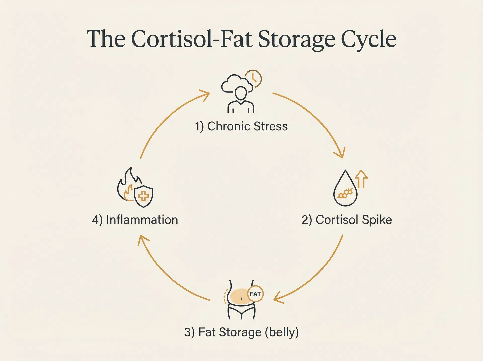 The Cortisol-Fat Storage Cycle