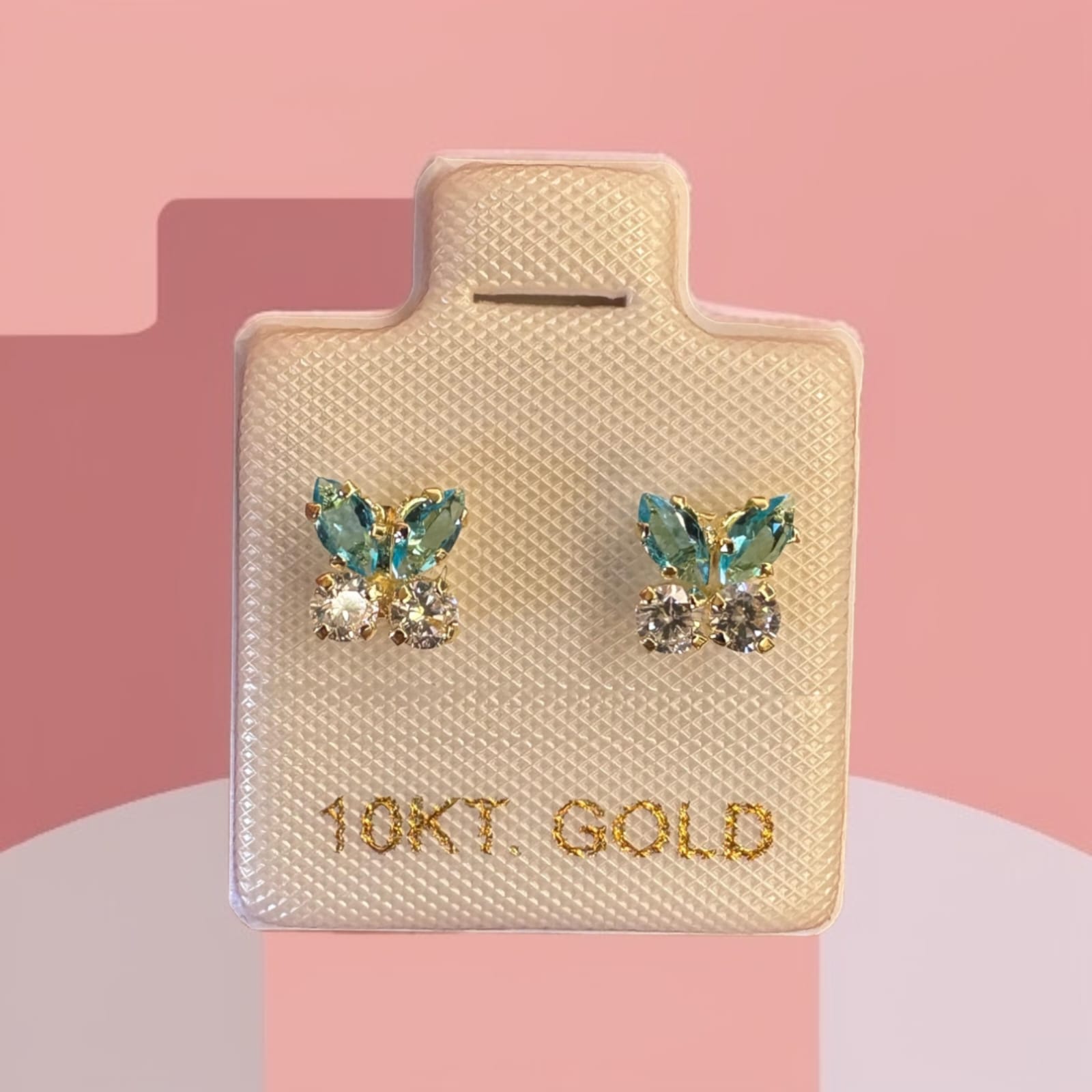 MARIPOSA ZIRCONIA (AZUL)