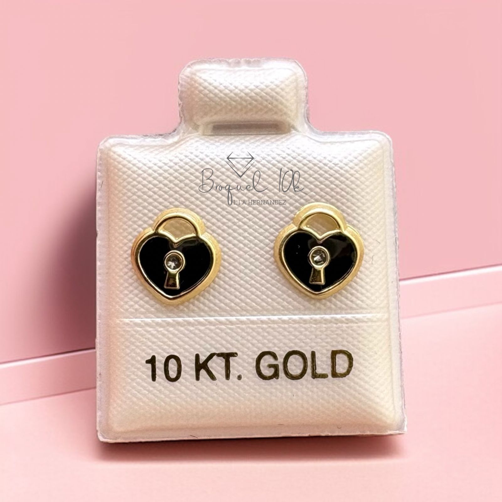 CORAZON CANDADO (NEGRO)