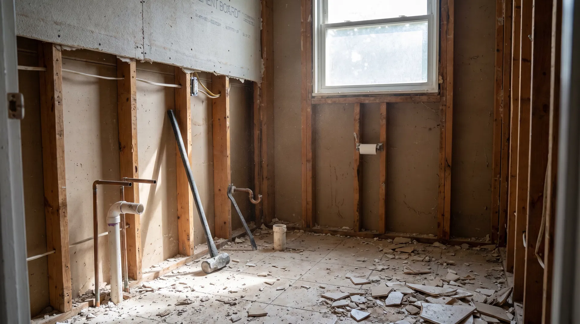 Blitz Demolition crew on a residential job site