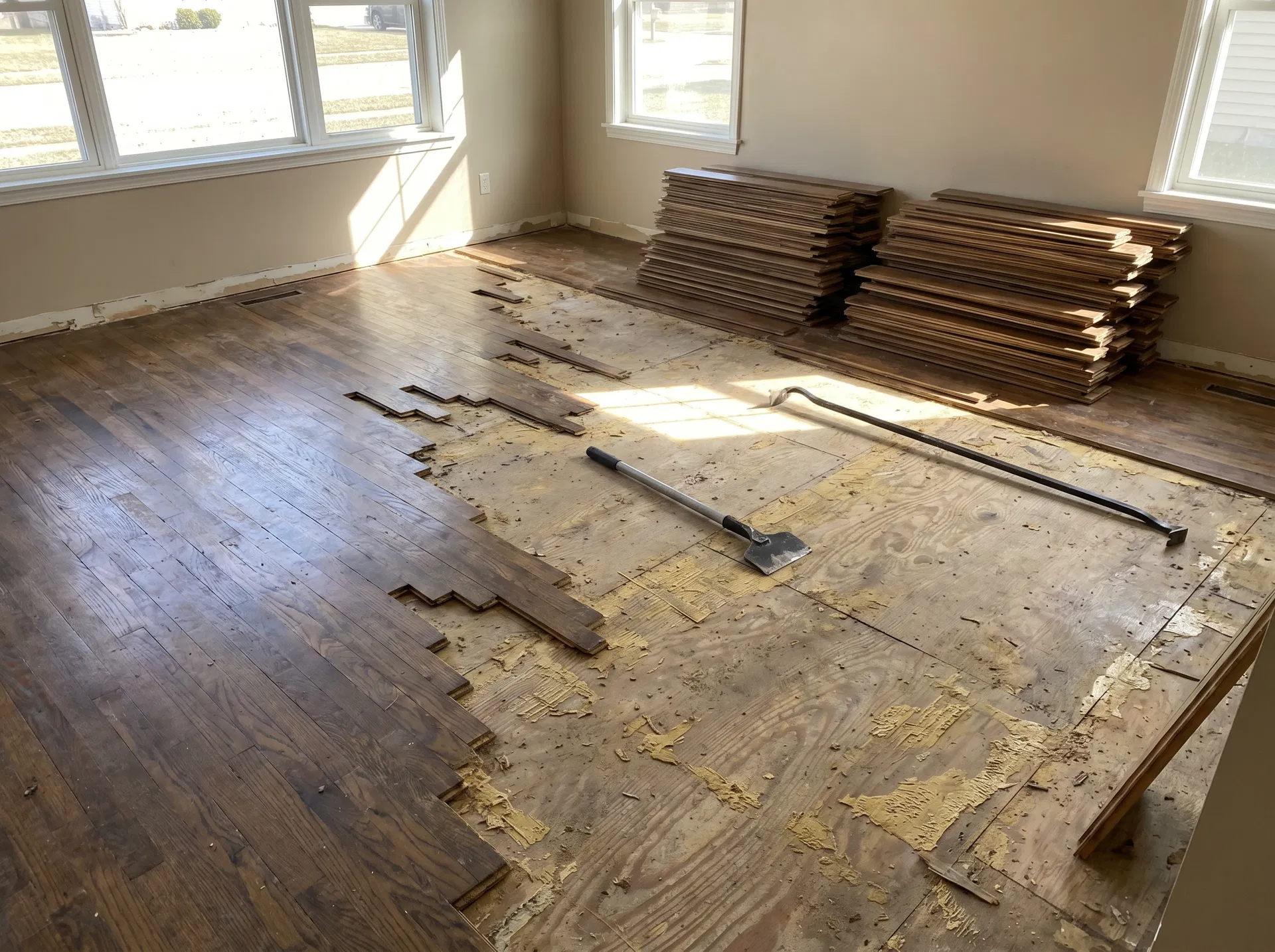 Hardwood Flooring Removal