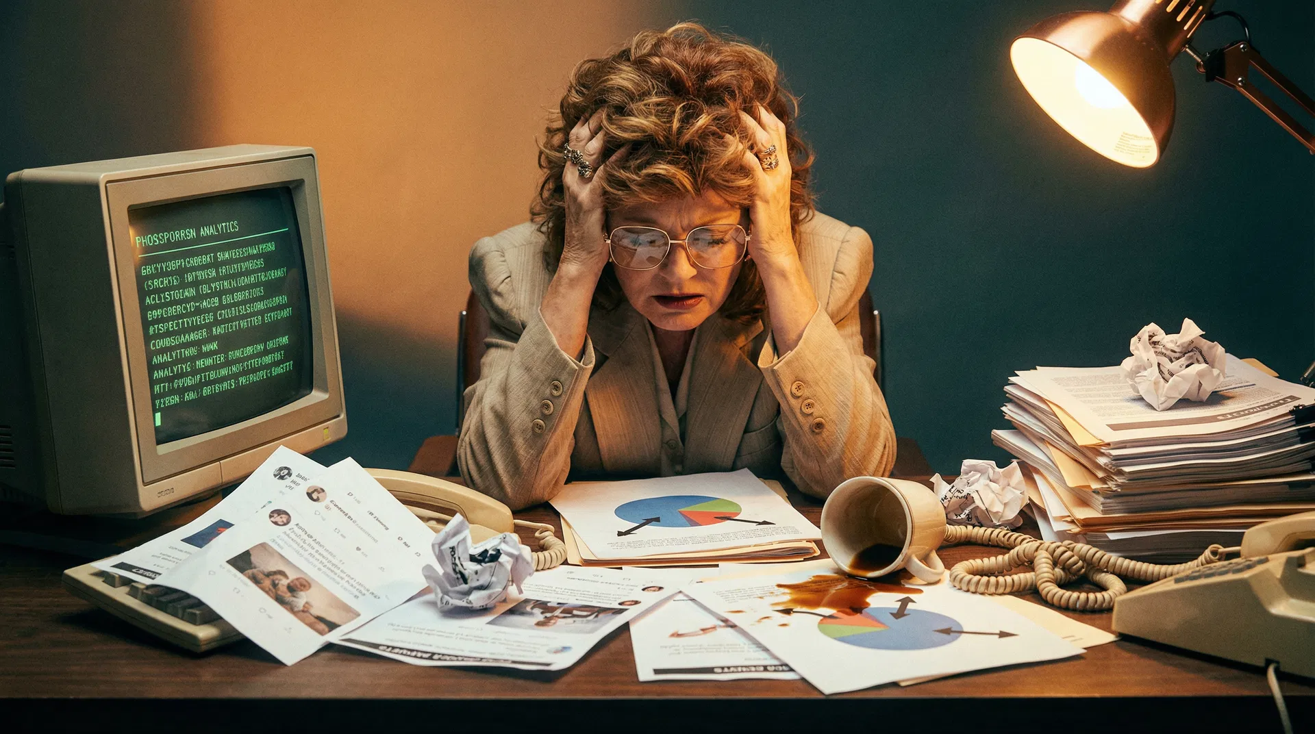 Business owner overwhelmed by random content with no strategy