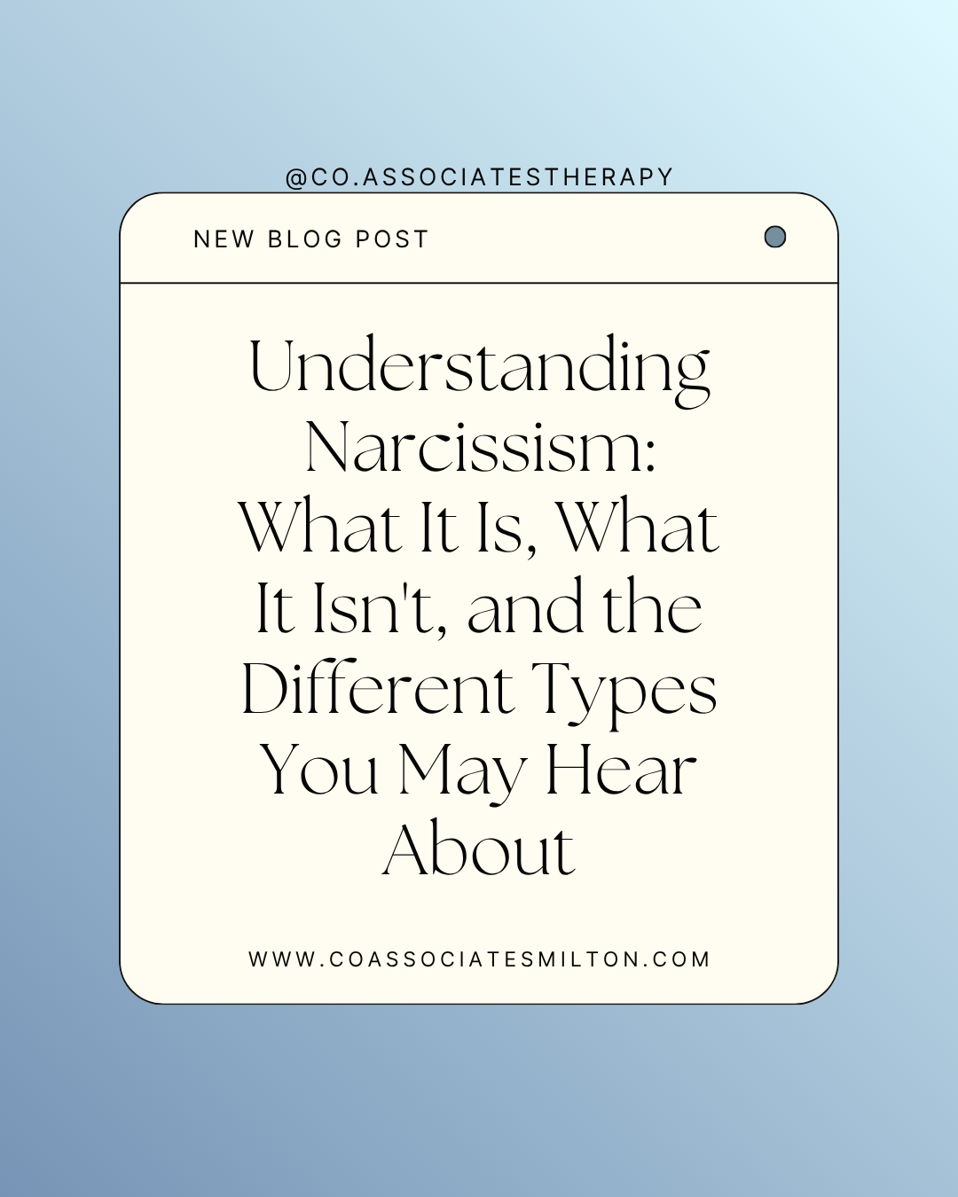 Understanding Narcissism: What It Is, What It Isn't, and Why Language Matters