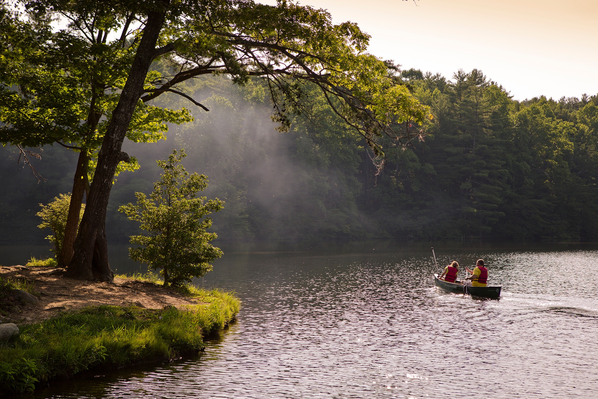 Lake Conasauga, Georgia's highest lake in the Cohutta Wilderness