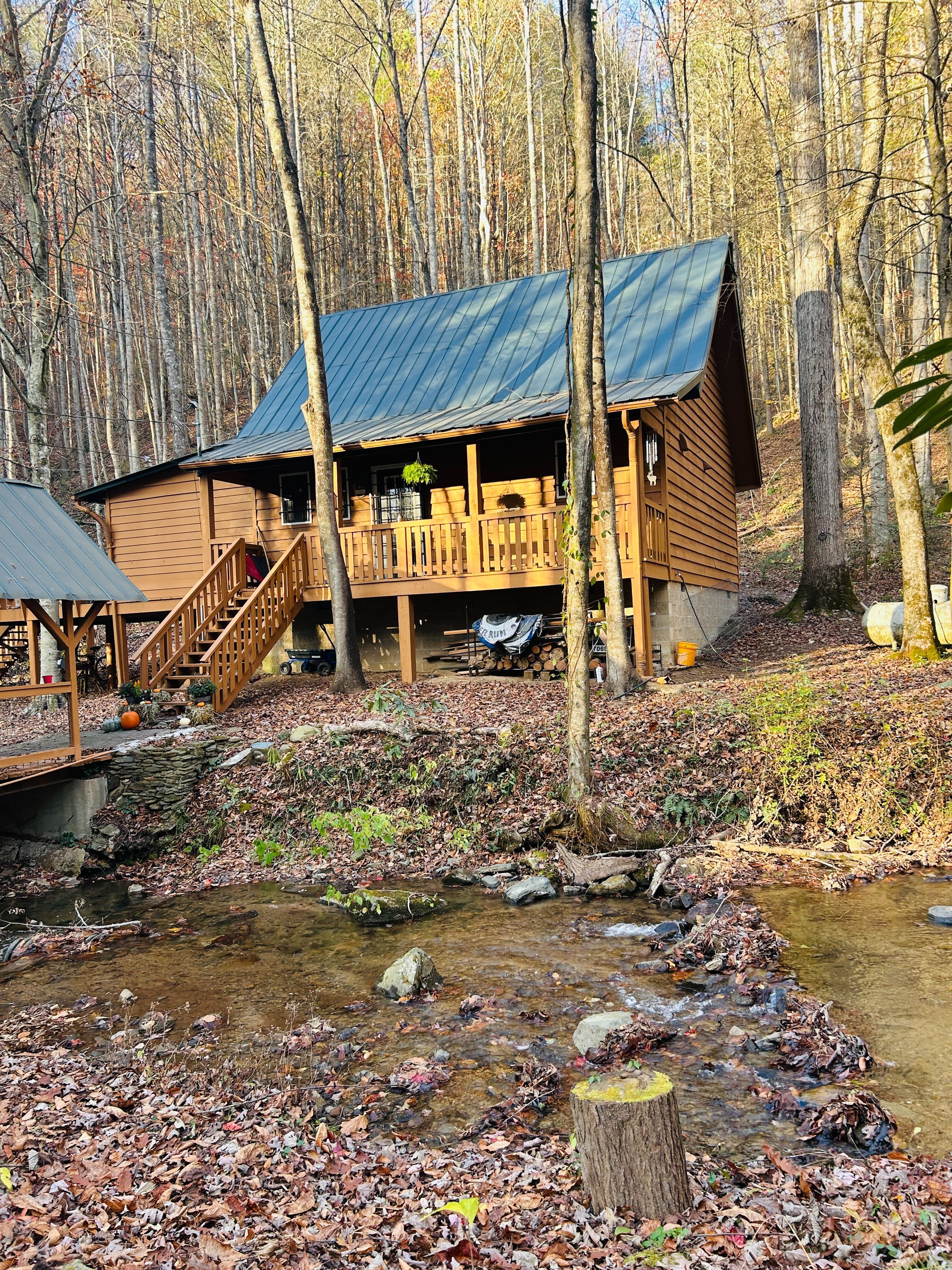 State park-style grill at Sherpa Camp
