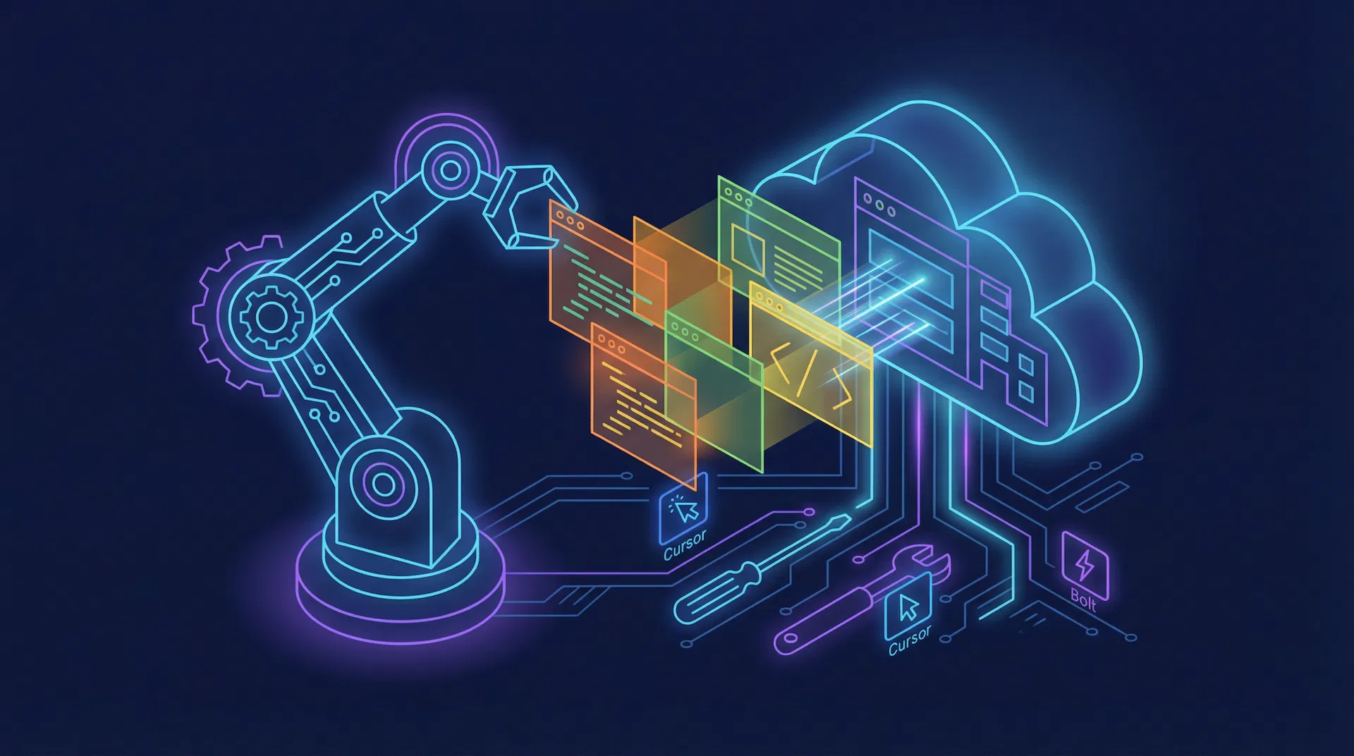 AIでSaaSを1週間で作る方法：Cursor・Bolt・Replitの使い分け