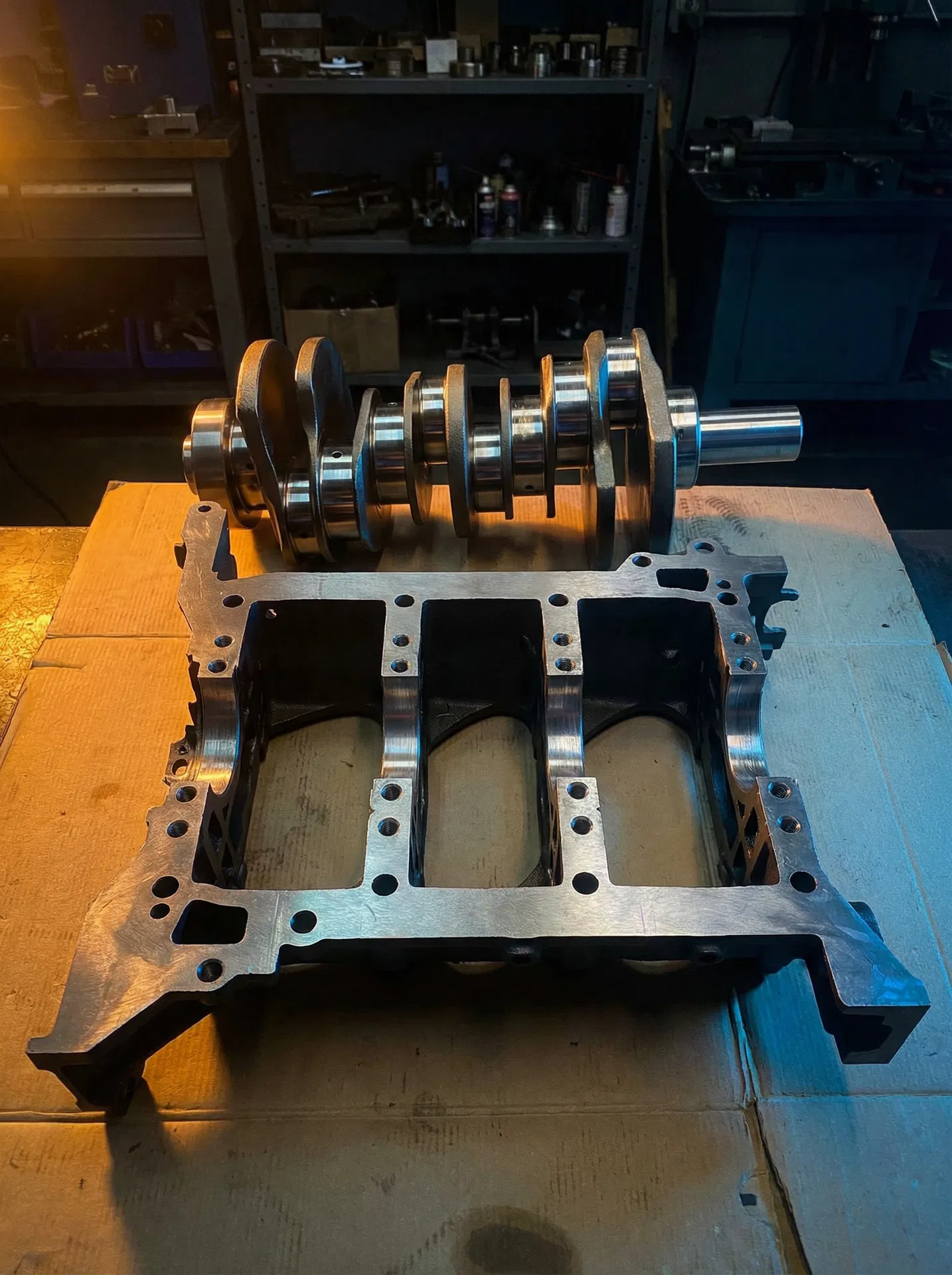 Crankshaft Line Boring — Align Boring Service