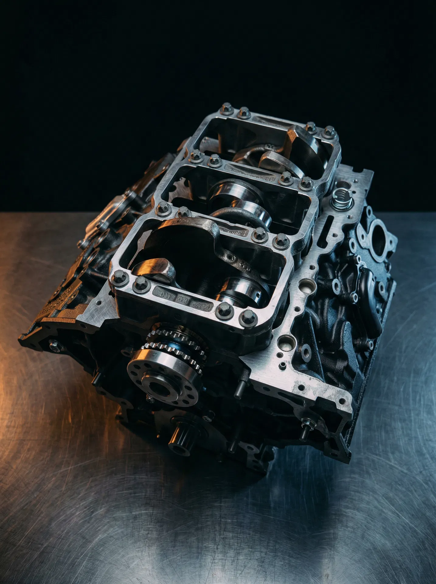 Bare Block & Crankshaft — Audi 3.0 TDI V6