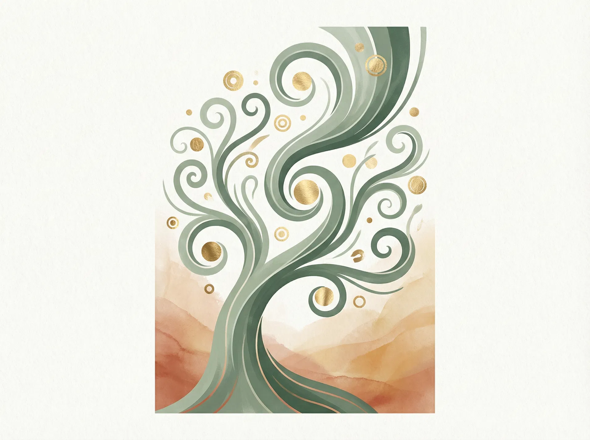 Financial growth illustration