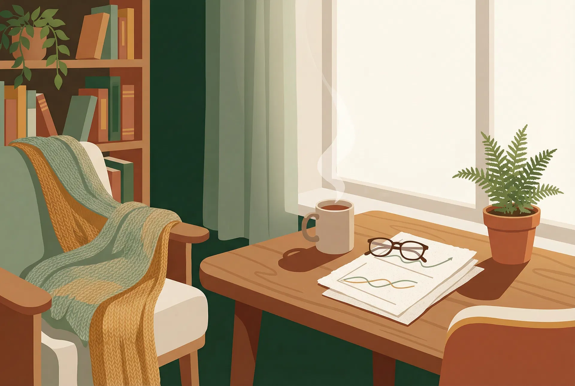 Financial planning illustration