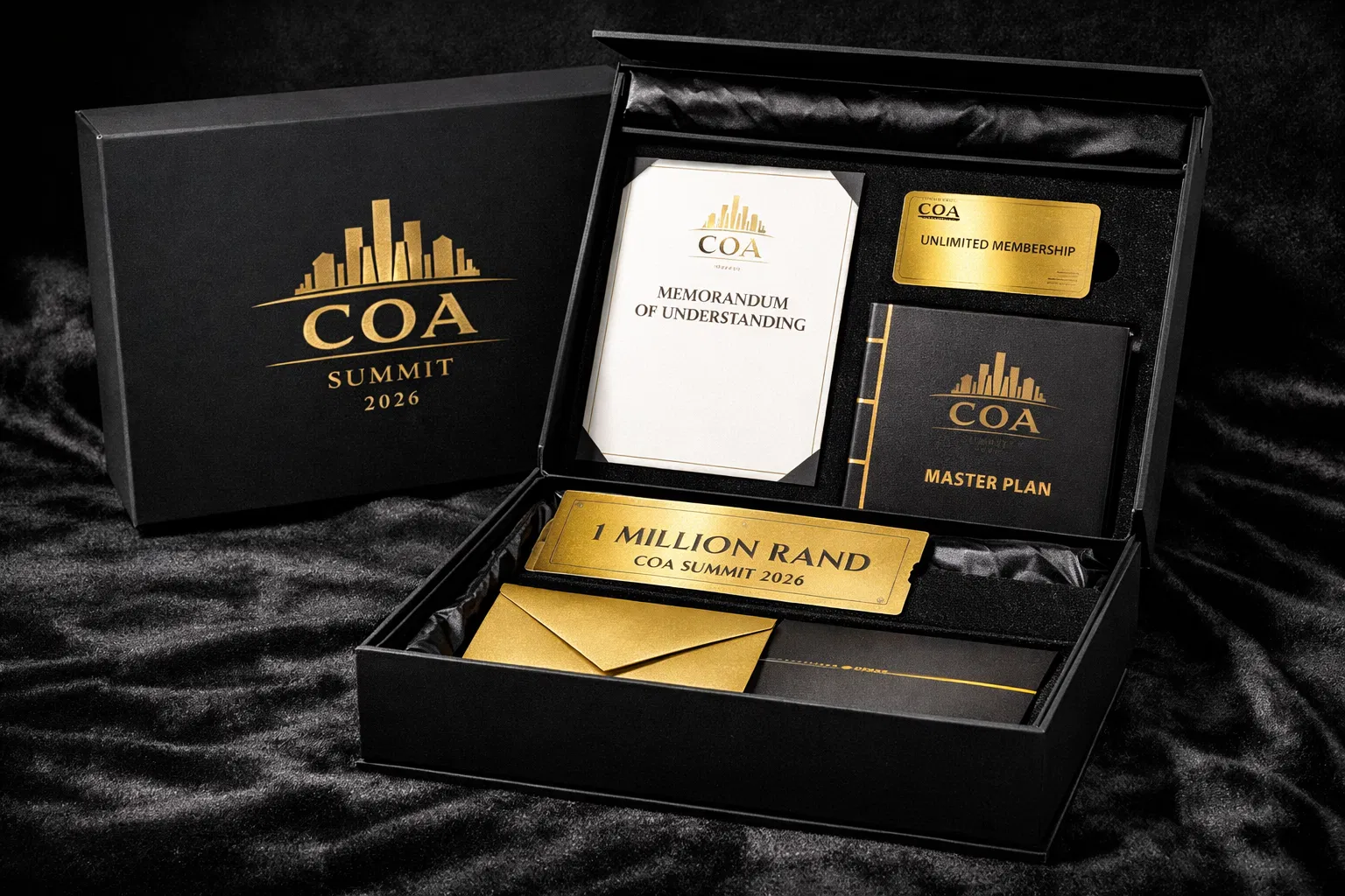 COA SUMMIT 2026 Luxury Founding Member Package Box