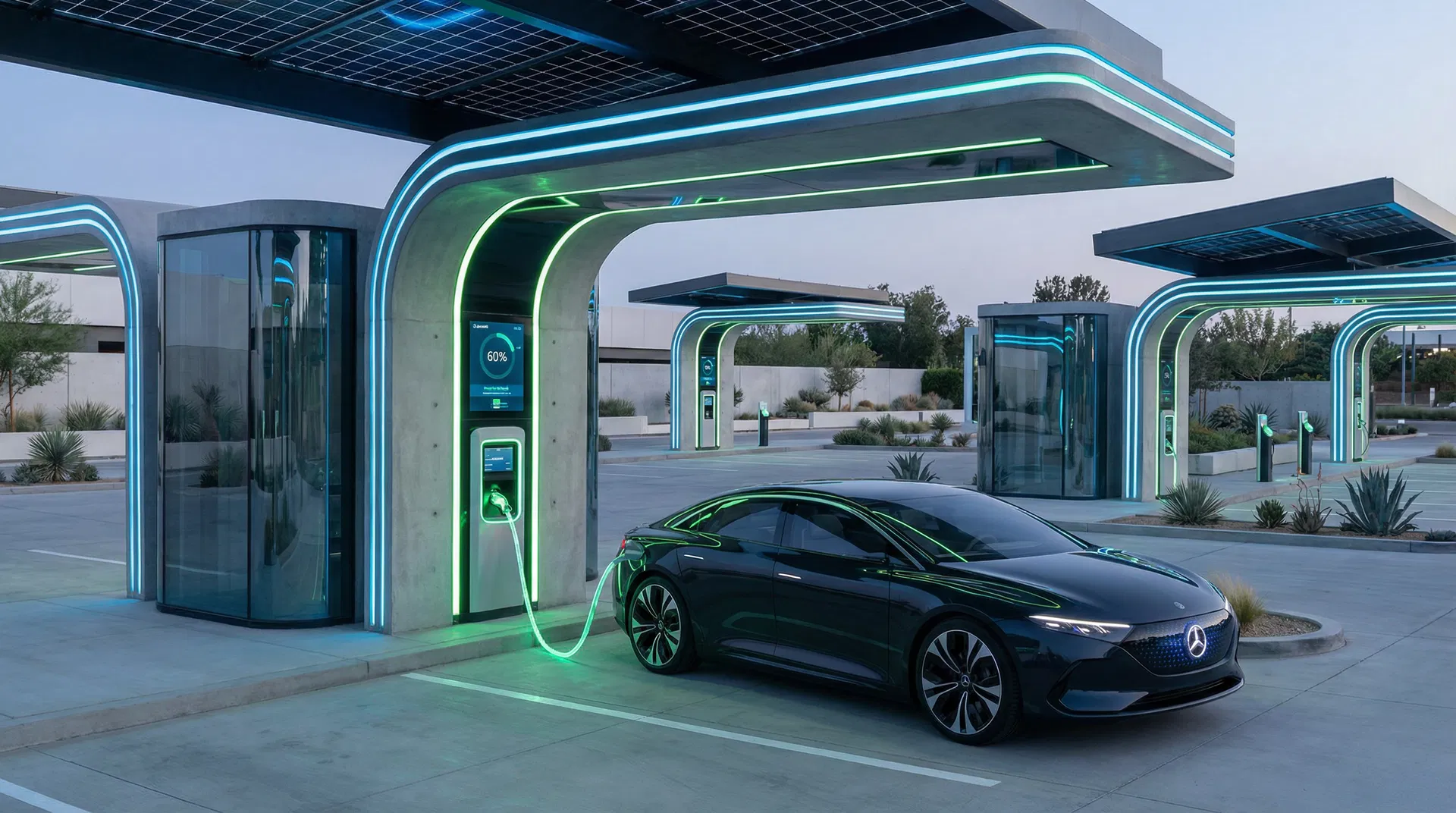 محطة شحن لوسيل