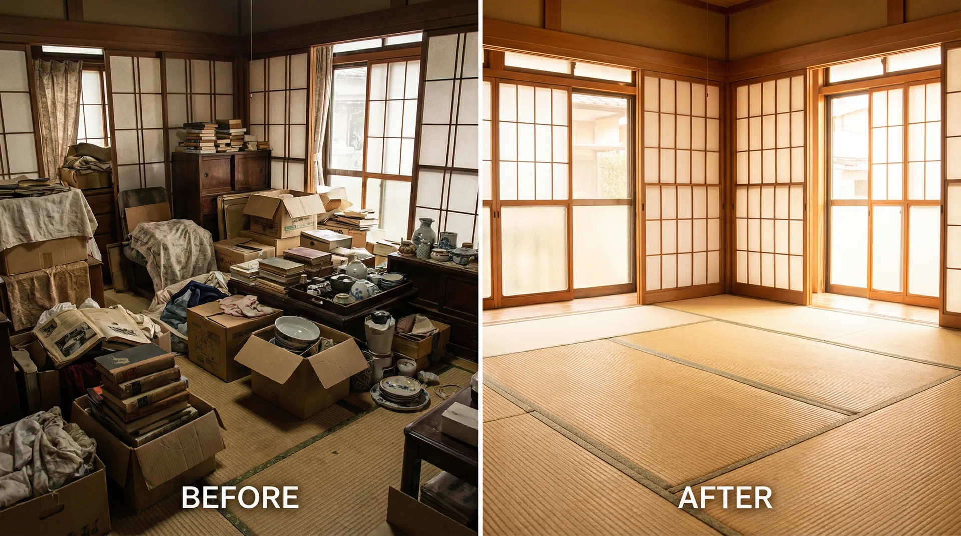 残置物回収 施工事例 Before/After