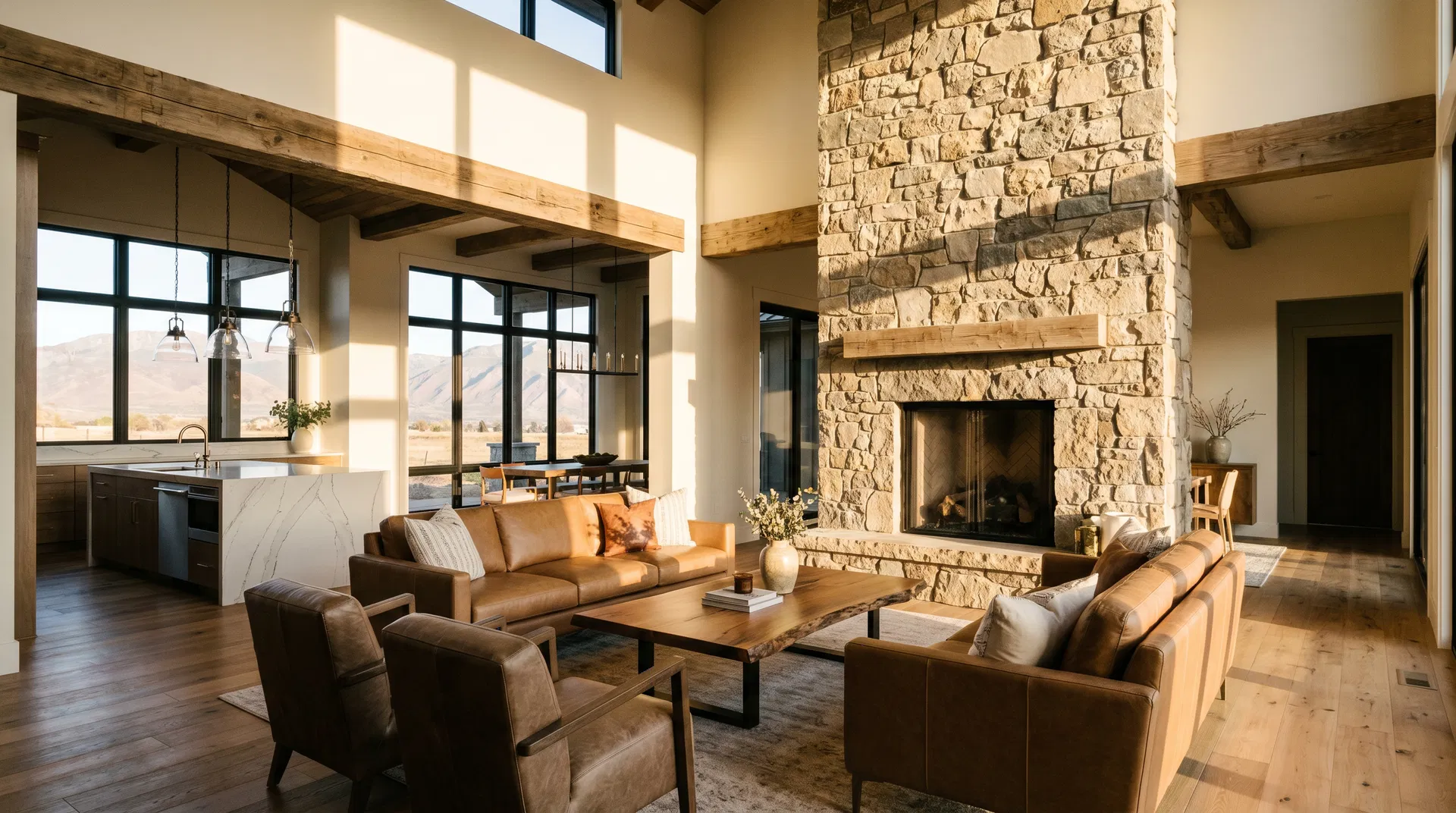 Luxury custom home interior