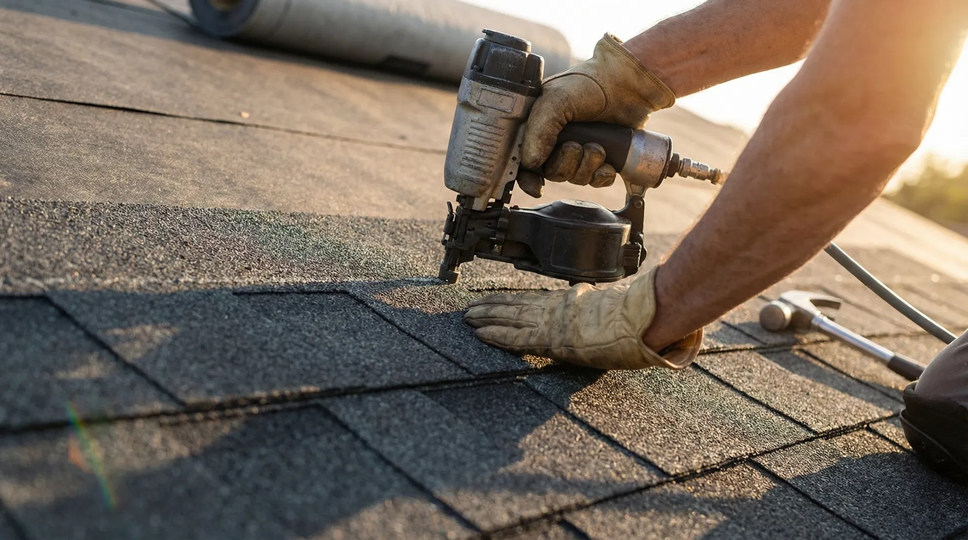 Expert roofing craftsmanship close-up