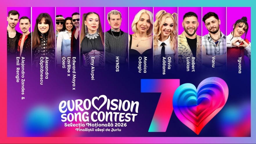 Eurovision: Romania are zece finaliști in Selecția Naționala
