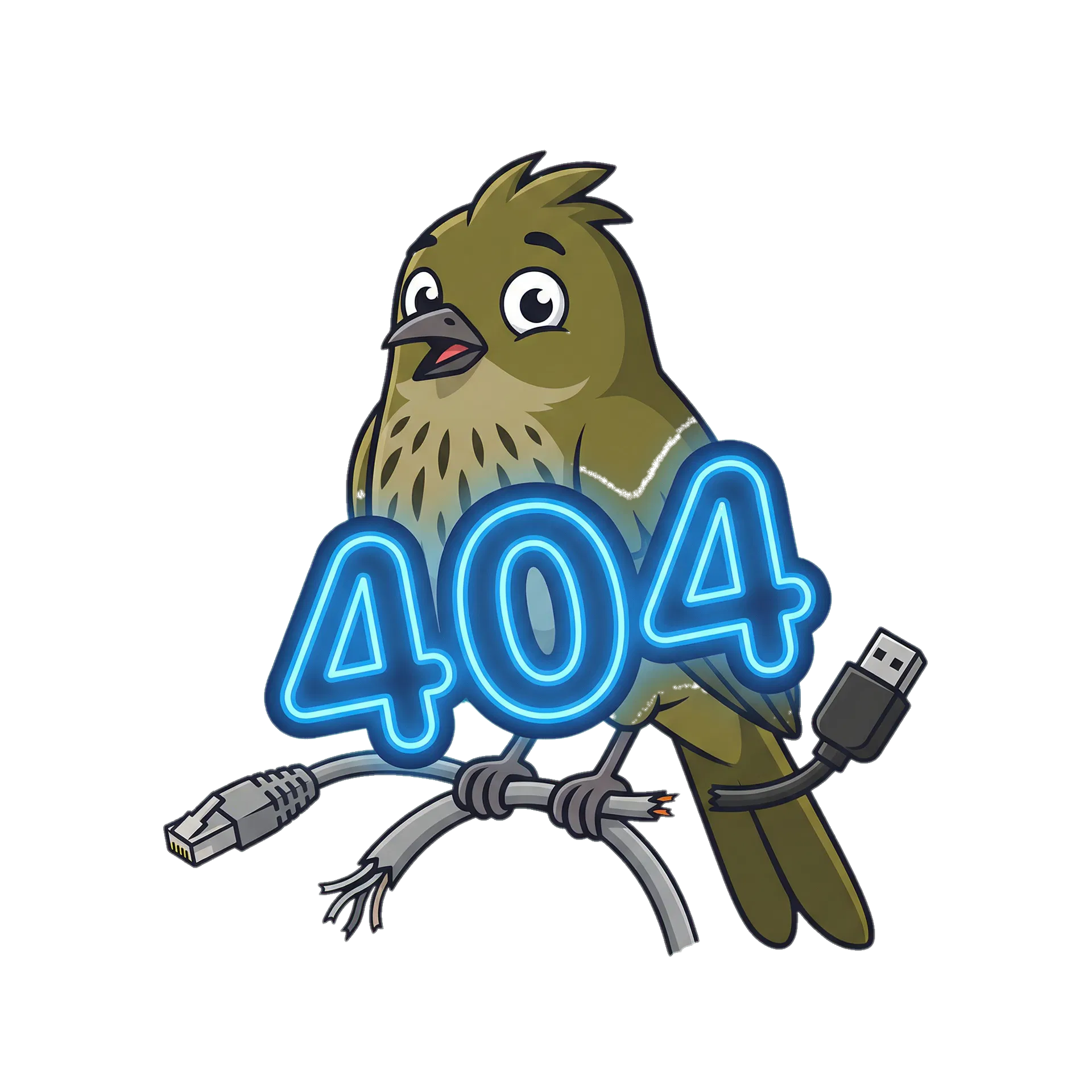 Cigua Palmera sosteniendo el error 404