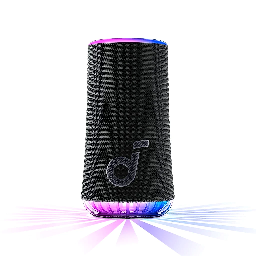 Soundcore Altavoz Portátil con Luces LED Resistente al Agua