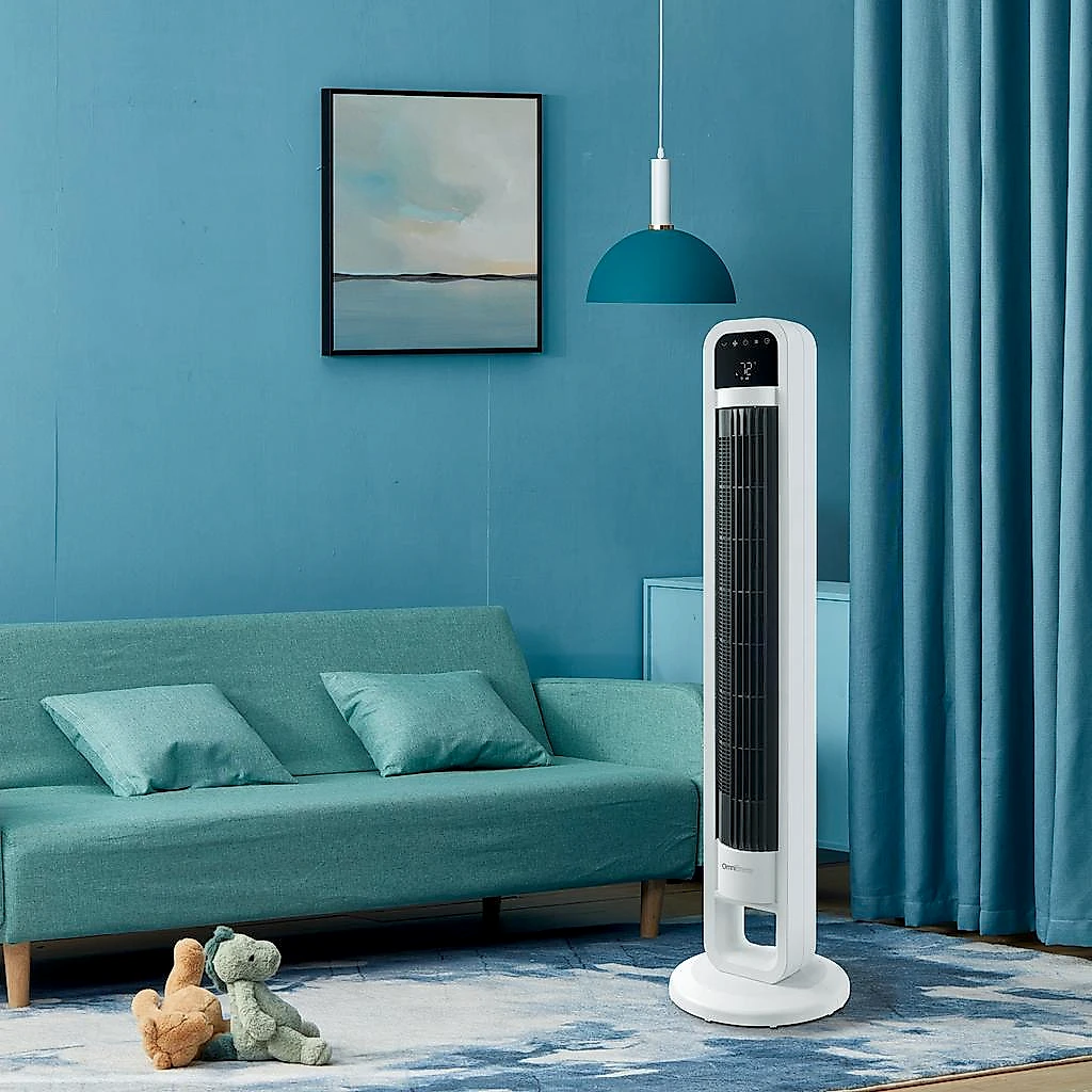 OmniBreeze Ventilador de Torre de 5 Velocidades con Control Remoto 97.31 cm