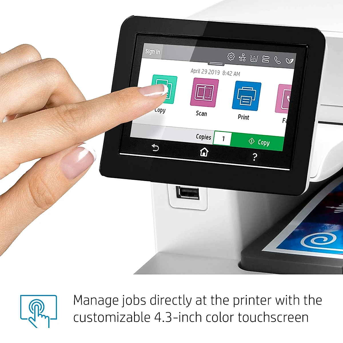 Color Laserjet Pro Impresora láser inalámbrica multifunción M479fdw (W1A80A) (renovada)